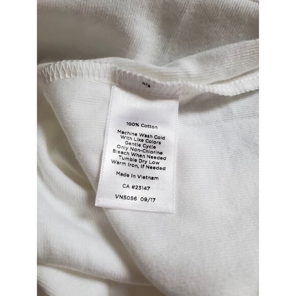 Talbots Womens 2X White Cotton Short Sleeve Tee & Blue Sleeveless Tank Set of 2 - Picture 8 of 8